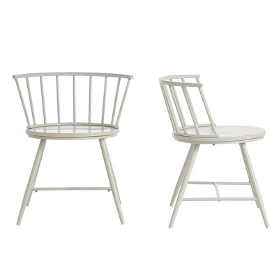Set Of 2 Irelyn Low-Back Windsor Classic Dining Chairs - Inspire Q 4 Set Of 2 Irelyn Low-Back Windsor Classic Dining Chairs - Inspire Q - Image 2