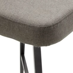 24" Set Of 2 Ragan Metal Fabric Swivel Counter Height Barstools Gray - Inspire Q -Inspire Q GUEST 00f8c310 6259 471f 9020 20857c088227