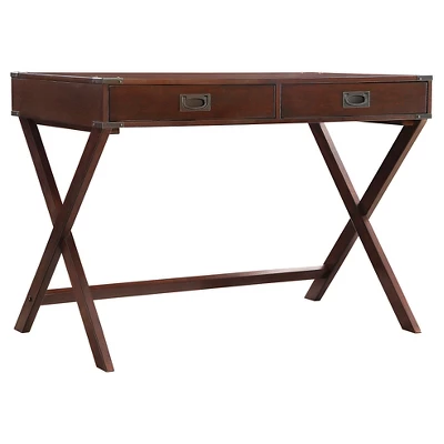 Kenton Wood Writing Desk With Drawers - Inspire Q 9 Kenton Wood Writing Desk With Drawers - Inspire Q - Image 7