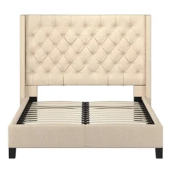 Highland Park Button Tufted Wingback Platform Bed - Inspire Q -Inspire Q GUEST 09e567f7 e7f2 40ba afb4 f57c8a254d23