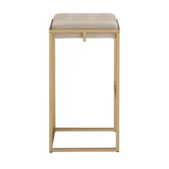 29" Set Of 2 Ervyn Gold Finish Velvet Button Tufted Bar Height Chairs - Inspire Q 16 29" Set Of 2 Ervyn Gold Finish Velvet Button Tufted Bar Height Chairs - Inspire Q -Inspire Q GUEST 0c5402bd 3bd5 4241 addd 801d79eaa026