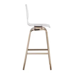 Set Of 2 29" Alta Modern Barstools Champagne Gold - Inspire Q -Inspire Q GUEST 0f2d14ac 74cf 4e78 b80a 0c08dc0f2e8f