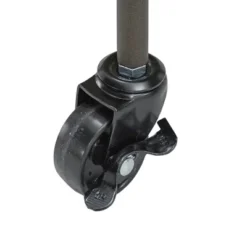 Keene Bronze Finish And Wood Double Cross Bar Cart Bronze/Walnut - Inspire Q -Inspire Q GUEST 1155e562 8d2a 4bff 9732 fa9f5d863658