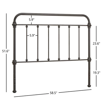 Inspire Q Tilden Vintage Metal Headboards 3 Inspire Q Tilden Vintage Metal Headboards - Image 2