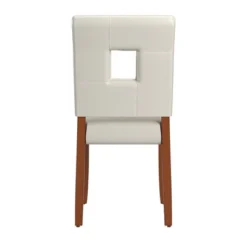 Set Of 2 Troy Keyhole Dining Chair Wood White - Inspire Q: Rubberwood Frame, Faux Leather, Spot Clean 12 Set Of 2 Troy Keyhole Dining Chair Wood White - Inspire Q: Rubberwood Frame, Faux Leather, Spot Clean -Inspire Q GUEST 13cde810 da58 4460 83ac 05aa48ec585e