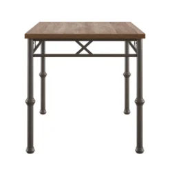 5pc Keegan Dining Set Brown - Inspire Q -Inspire Q GUEST 1576be23 3c82 4d4d 9ff0 8012ab173e80