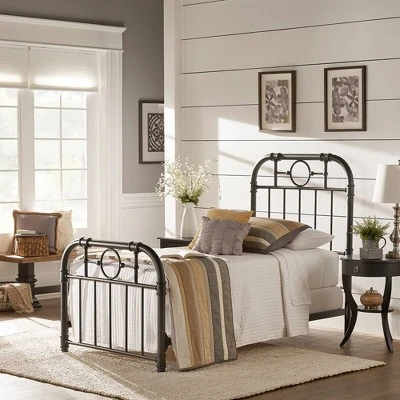 Sherilyn Metal Bed Black - Inspire Q 3 Sherilyn Metal Bed Black - Inspire Q