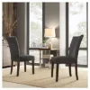 Set Of 2 Quinby Parson Dining Chair Wood Charcoal - Inspire Q 2 Set Of 2 Quinby Parson Dining Chair Wood Charcoal - Inspire Q -Inspire Q GUEST 16dafff0 56bb 49c1 9011 4eb5c027f87a
