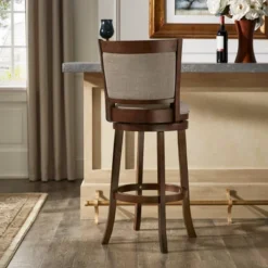 29" Piacenza Swivel Barstool Smoke - Inspire Q -Inspire Q GUEST 18fccc7d 2750 42fa 86ba 8826519ef519