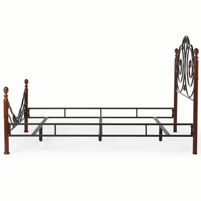 Reagan Graceful Scroll Bronze Iron Bed - Inspire Q 4 Reagan Graceful Scroll Bronze Iron Bed - Inspire Q - Image 2