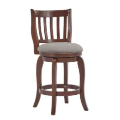 24" Tracee Swivel Counter Height Barstool - Inspire Q -Inspire Q GUEST 1ff820d5 fa50 4c8d b1ff 54ed610babbc