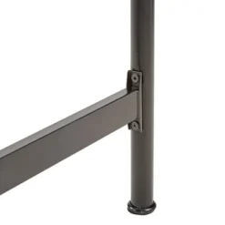 Queen Rathbone Nailhead Trim Upholstered Metal Bed Black/Oatmeal - Inspire Q 19 Queen Rathbone Nailhead Trim Upholstered Metal Bed Black/Oatmeal - Inspire Q -Inspire Q GUEST 205981fd ed40 4822 81a7 252174378477