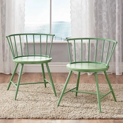Set Of 2 Irelyn Low-Back Windsor Classic Dining Chairs - Inspire Q 8 Set Of 2 Irelyn Low-Back Windsor Classic Dining Chairs - Inspire Q - Image 6