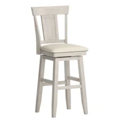 29" South Hill Panel Back Wood Swivel Height Barstool - Inspire Q -Inspire Q GUEST 3c884b00 e7fb 4f99 9006 3ab7437f145b