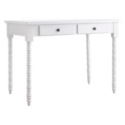 Elliott Wood Writing Desk With Drawers - Inspire Q -Inspire Q GUEST 3ce9261a a365 4f15 bccd d317e9c9a9b4