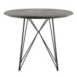 42" Nowell Round Counter Height Table Iron/Gray Finish - Inspire Q -Inspire Q GUEST 41482a99 859a 4874 a7c4 01b62f31d4ee