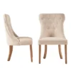 Set Of 2 Amiford Button Tufted Hourglass Dining Chair - Inspire Q -Inspire Q GUEST 426ba307 7479 42a3 8229 d00c9437e85d