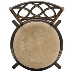 Set Of 3 Camilla Adjustable Swivel Barstool Scroll Back Peat Brown - Inspire Q 12 Set Of 3 Camilla Adjustable Swivel Barstool Scroll Back Peat Brown - Inspire Q -Inspire Q GUEST 483dd241 53bc 4339 bdc6 6f29264c8c23