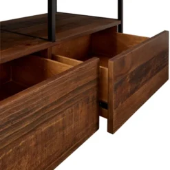 Felicia Rustic Industrial Metal/Wood TV Stand Console Table - Inspire Q -Inspire Q GUEST 4a8b47ae 7370 424d afb3 72a588b97480