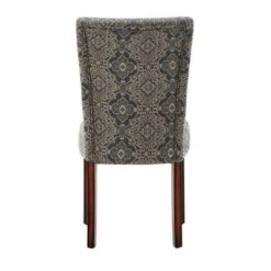 Set Of 2 Reeves Print Parsons Dining Side Chairs Damask - Inspire Q -Inspire Q GUEST 4a8f0770 1d9a 41de b766 5661614ee11d
