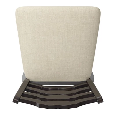 29" South Hill French Ladder Back Swivel Height Barstool Black - Inspire Q 5 29" South Hill French Ladder Back Swivel Height Barstool Black - Inspire Q - Image 4