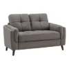 Inspire Q Deacon Loveseat Gray -Inspire Q GUEST 503617c4 e063 4664 9ba4 897c01d701ab
