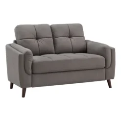 Inspire Q Deacon Loveseat Gray
