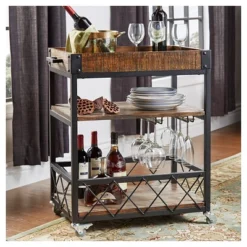 Ronay Bar Cart - Inspire Q -Inspire Q GUEST 506d2058 a1eb 412a b96b b55f402847b3