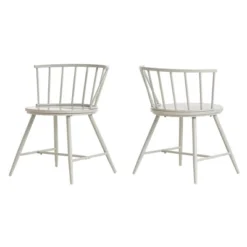 Set Of 2 Irelyn Low-Back Windsor Classic Dining Chairs - Inspire Q