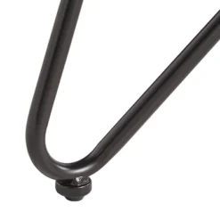 42" Leonard Round Dining Table With Black Iron Legs Walnut Finish - Inspire Q -Inspire Q GUEST 51bab755 3f43 449f 8b57 ad03bd3ee978