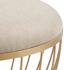 Gillian Fabric Upholstered Cocktail Ottoman - Inspire Q -Inspire Q GUEST 555f3b6d 1859 45f9 9bfc d27982970d83