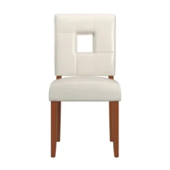 Set Of 2 Troy Keyhole Dining Chair Wood White - Inspire Q: Rubberwood Frame, Faux Leather, Spot Clean 10 Set Of 2 Troy Keyhole Dining Chair Wood White - Inspire Q: Rubberwood Frame, Faux Leather, Spot Clean -Inspire Q GUEST 58f887fd f1f5 4b86 a622 d341583f0a1e