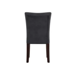 Set Of 2 Quinby Parson Dining Chair Wood Charcoal - Inspire Q -Inspire Q GUEST 5c74711c 32fe 4895 9953 ff60c74c78d1