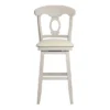 29" South Hill Napoleon Back Wood Swivel Height Barstool - Inspire Q -Inspire Q GUEST 61963738 994a 4007 a9e0 67ae930a1381
