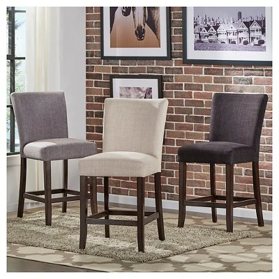 Set Of 2 24" Quinby Counter Height Barstools Wood - Inspire Q 4 Set Of 2 24" Quinby Counter Height Barstools Wood - Inspire Q - Image 2