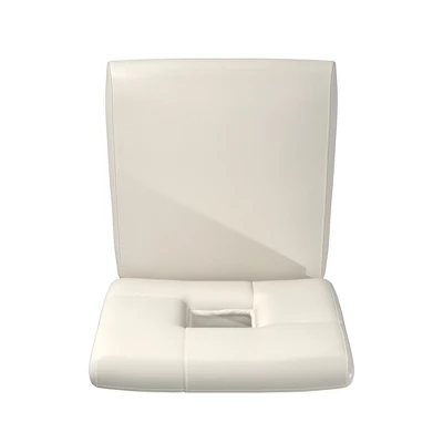 Set Of 2 Troy Keyhole Dining Chair Wood White - Inspire Q: Rubberwood Frame, Faux Leather, Spot Clean 8 Set Of 2 Troy Keyhole Dining Chair Wood White - Inspire Q: Rubberwood Frame, Faux Leather, Spot Clean - Image 6