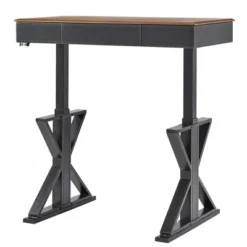 Quinton Adjustable Height X Base Writing Desk - Inspire Q -Inspire Q GUEST 67e2579d 6777 4273 8e30 6c255e84b733