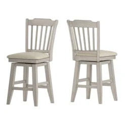 24" South Hill Spindle Back Swivel Counter Height Chair - Inspire Q -Inspire Q GUEST 6a829a32 cb5a 40d0 8780 83e98b9f68ad