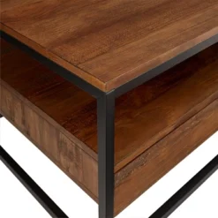 Felicia Rustic Industrial Metal/Wood Coffee Table Brown - Inspire Q 12 Felicia Rustic Industrial Metal/Wood Coffee Table Brown - Inspire Q -Inspire Q GUEST 6ebdd360 1eea 444d be3a 3aa2994a8253