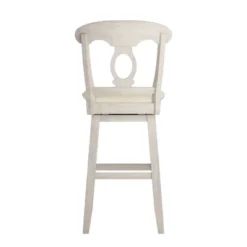 29" South Hill Napoleon Back Wood Swivel Height Barstool - Inspire Q -Inspire Q GUEST 6f2800d8 2a98 474f 8a48 20fb893cb3eb