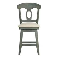 24" South Hill Napoleon Back Swivel Counter Height Chair - Inspire Q -Inspire Q GUEST 72c2dbec 1a09 4add bcd1 94fcf2be47d8