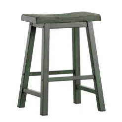Set Of 2 24" Chimney Hill Saddle Counter Height Barstool - Inspire Q 12 Set Of 2 24" Chimney Hill Saddle Counter Height Barstool - Inspire Q -Inspire Q GUEST 765e2d6c 188c 4049 82e7 863b4935ebc8