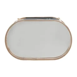 Bartram Oval Bar Cart Champagne Gold - Inspire Q -Inspire Q GUEST 77eea400 a839 4b91 a082 b801d5964732