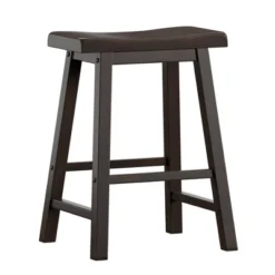 Set Of 2 24" Chimney Hill Saddle Counter Height Barstool - Inspire Q 13 Set Of 2 24" Chimney Hill Saddle Counter Height Barstool - Inspire Q -Inspire Q GUEST 78485f66 463a 4a65 84af 65359ef0c14f