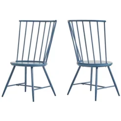 Set Of 2 Irelyn High Back Windsor Classic Dining Chairs - Inspire Q -Inspire Q GUEST 78570811 d935 4702 a2e6 6ccfe91eeb70