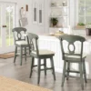 24" South Hill Napoleon Back Swivel Counter Height Chair - Inspire Q -Inspire Q GUEST 78a10997 81a3 47ff 91c7 8f70766fe177
