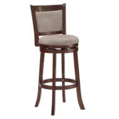 29" Piacenza Swivel Barstool Smoke - Inspire Q -Inspire Q GUEST 78f595d1 c4c8 49bf 9460 34e3cd083d7a