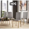 Set Of 4 Devoe Metal Upholstered Dining Chairs - Inspire Q -Inspire Q GUEST 799f4f2c e2ea 4611 bbb3 9836b765450a