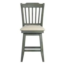24" South Hill Spindle Back Swivel Counter Height Chair - Inspire Q -Inspire Q GUEST 7abfdb40 f2f5 476f b640 5653885de3a7