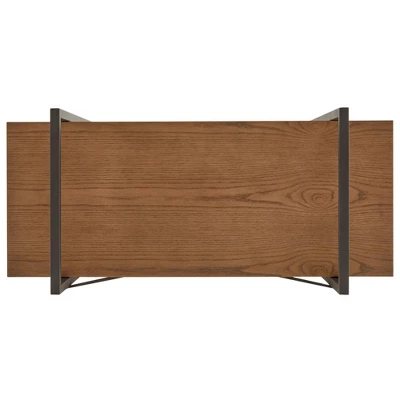 Nathyn 5 Shelf X Back Metal Post Bookshelf - Inspire Q 7 Nathyn 5 Shelf X Back Metal Post Bookshelf - Inspire Q - Image 5